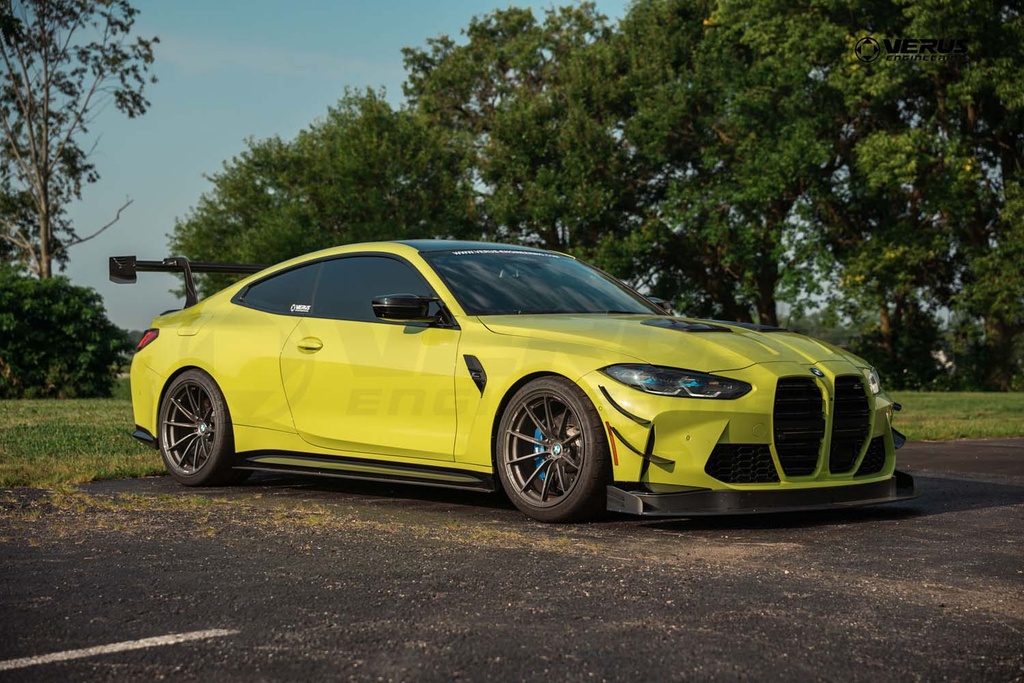 Carbon Polyweave Side Splitter Kit - G82 BMW M4 | Verus Engineering